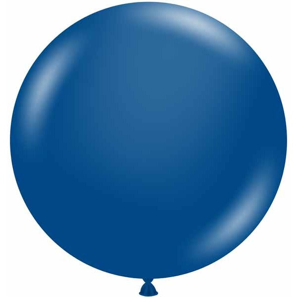 TUFTEX 24-Inch Crystal Sapphire Blue Latex Balloons, 25 Count