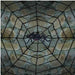 Rope Spider Web with Posable Spider Halloween Decoration