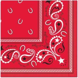 Bandana Luncheon Napkins, 16 Count