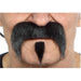 MOUSTACHE SET BLACK GREY 10.5 CMX7.5 CM