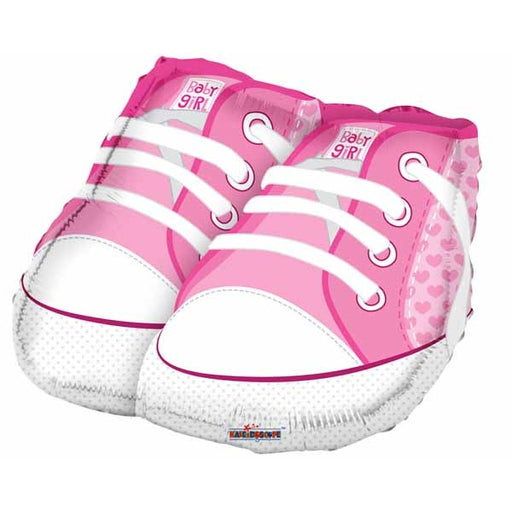Pink Baby Shoes 18-Inch Shaped Foil Balloon