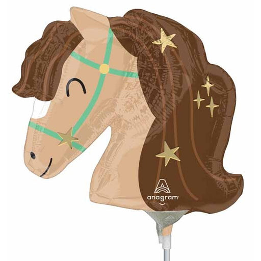 Yee Haw Horse Mini Shape Foil Balloon