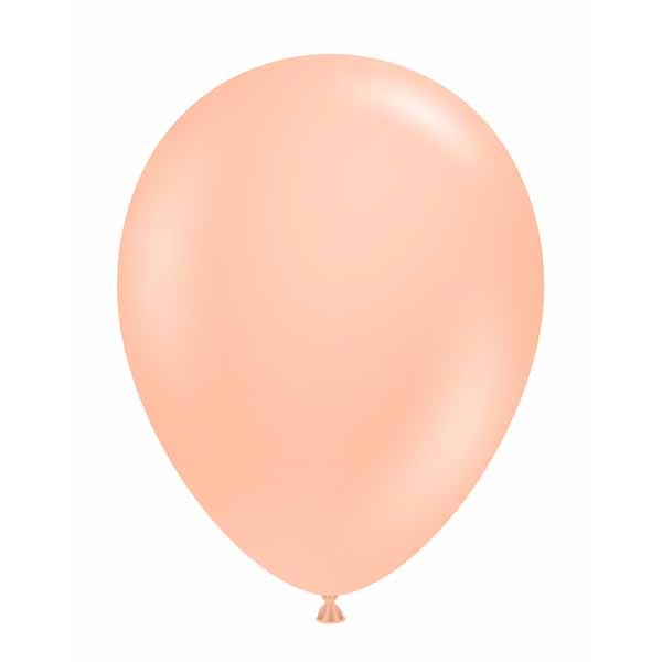 TUFTEX Cheeky Pastel Orange 5-Inch Latex Balloons, 50 Count