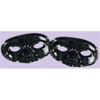 Black Half Masks for Costumes and Masquerade Parties