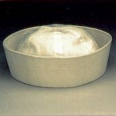 White Gob Sailor Hat