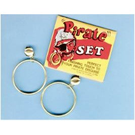 Gold-Tone Hoop Clip-On Costume Earrings