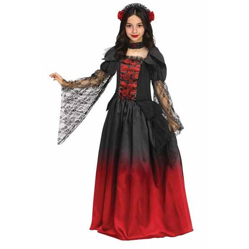 Costume de mariée vampire pour enfant, XL 14/16