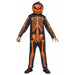 Child Pumpkin Costume with Light Reveal Mask, Medium 8/10