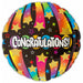 Congratulations 18-Inch Round Foil Balloon