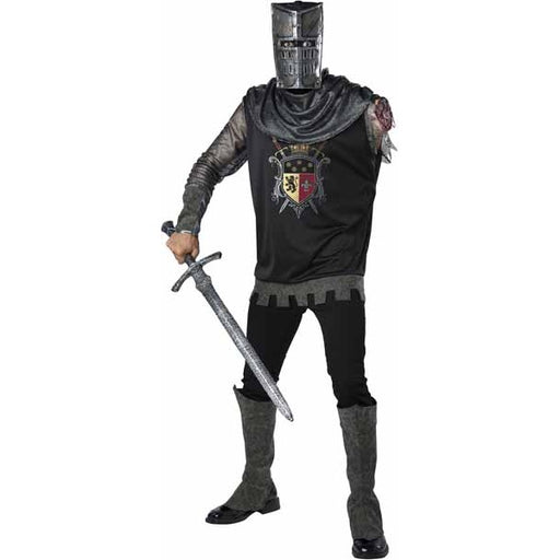 Black Knight Adult Men's Costume, Large