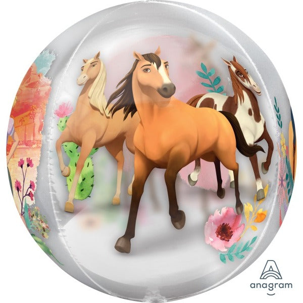 Spirit 16 Inch Clear Orbz XL Foil Balloon