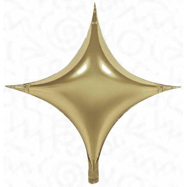 DECOCHAMP STARPOINT 18" CHAMPAGNE 5/PK