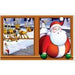 Santa Insta-View Christmas Decoration, 38 x 62 Inches