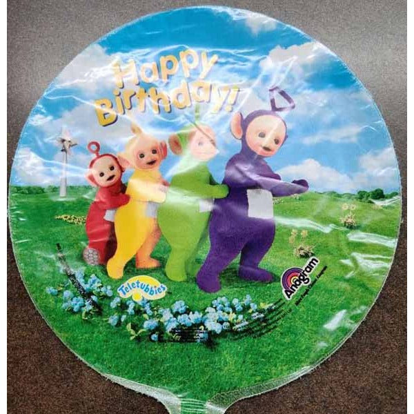 Teletubbies Happy Birthday 9-Inch Round Air-Filled Balloon