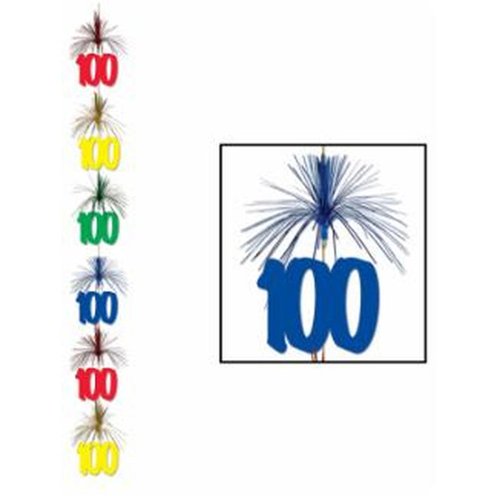 "100" Firework Stringer - 7Ft