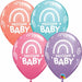 WELCOME BABY BOHO RNBWS 11" ASST 50/BG
