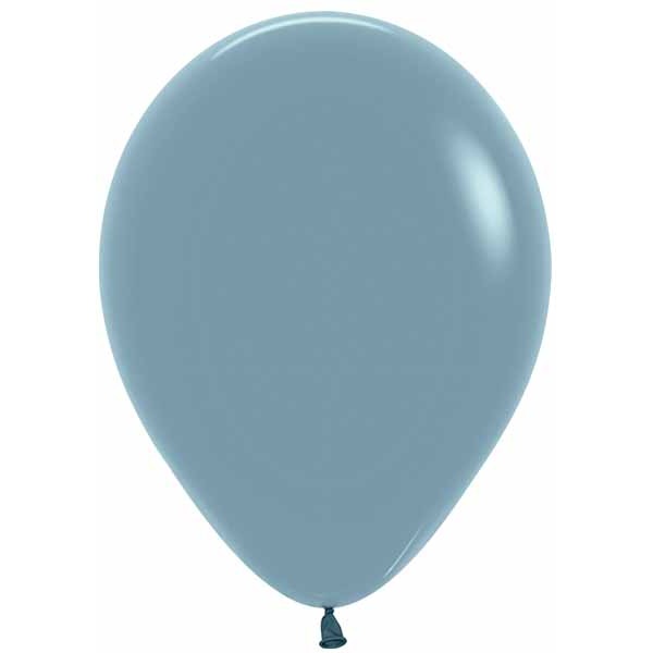 Sempertex Pastel Dusk Blue 11" Latex Balloons, 50 Count