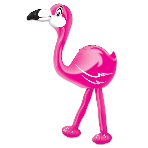 24-Inch Inflatable Flamingo Decoration