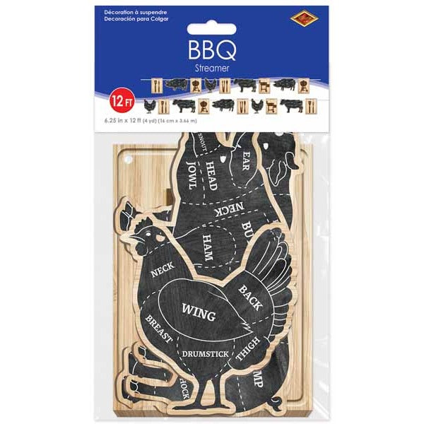 BBQ STREAMER 1/PK 6.25"X12'
