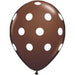 Big Polka Dot 11-Inch Latex Balloons, 50 Count