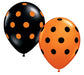 Spooky Elegance: Halloween Big Polka Dots Balloons