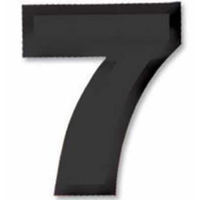 11-Inch 3D Black Plastic Number