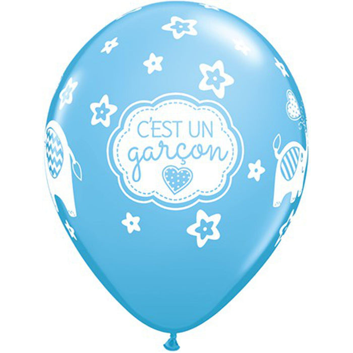 11" Elephant Latex Balloons (Pack Of 50) - C'Est Une Garcon Design