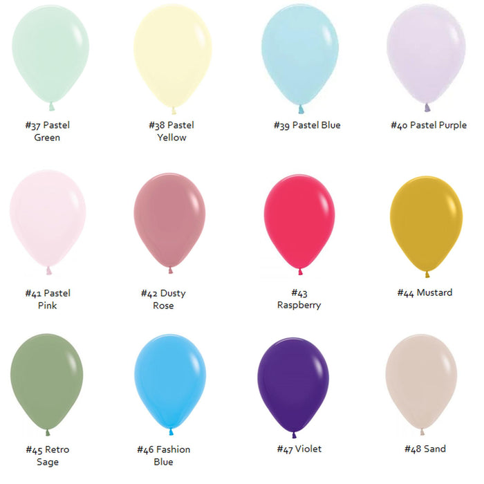 11" Latex Balloons - Mix n Match