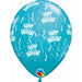 11" Tropical Teal Balloons - 50/Bg By Birthday Arnd