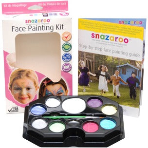 Snazaroo Girls Face Painting Kit with 8 Colors