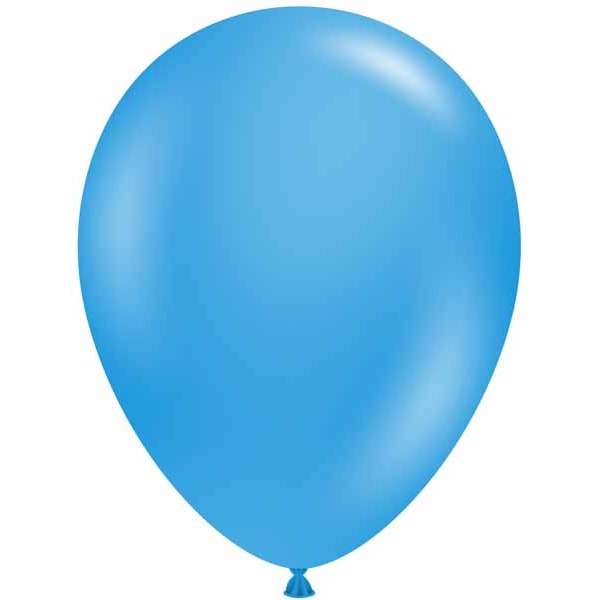 TUFTEX 5-Inch Standard Blue Latex Balloons, 50 Count