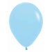 Sempertex 5-Inch Pastel Matte Blue Latex Balloons, 50 Count