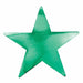 5-Inch Green Foil Star Decoration