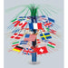 International Flag Cascade Centerpiece, 18 Inches