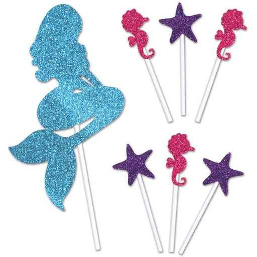 Mermaid Cake Topper, 1 per Package