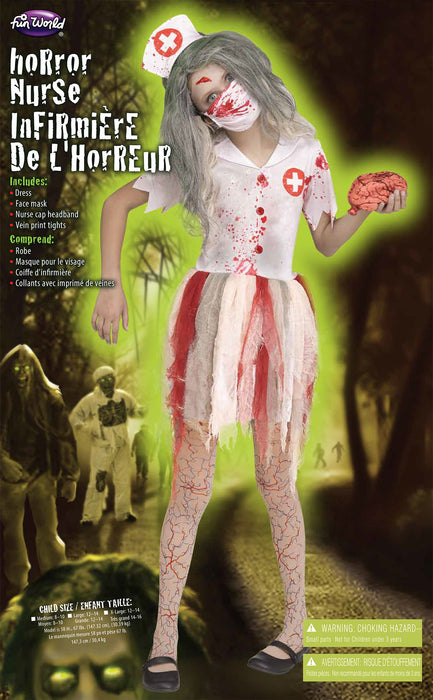 Horror Nurse Child Costume