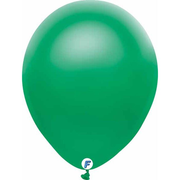 "12-Inch Pearl Green Balloons, Pack Of 50 By Funsational"