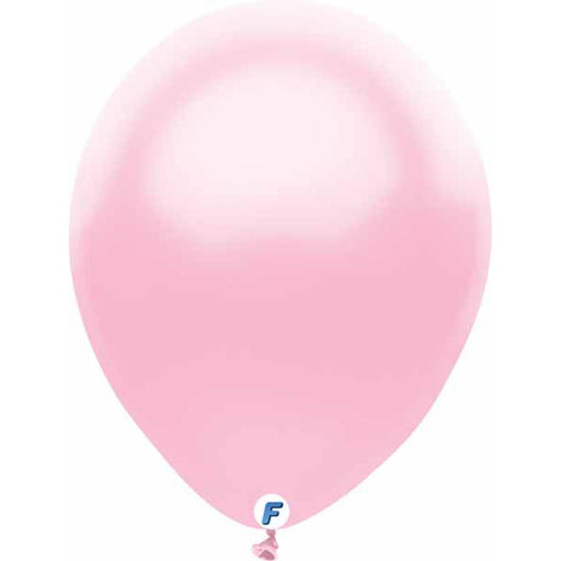 "12-Pack Pearl Pink Balloons For Parties And Celebrations"
