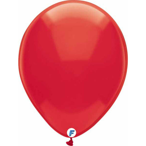 12" Crystal Red Balloons - 50/Bag By Funsational