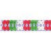 "12' Festive Arcade Garland In Red/White/Green (1 Pack)"