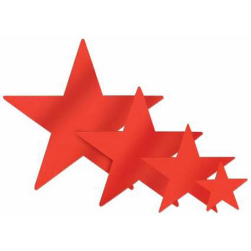 12" Foil Star Bulk Red - #Q19998/07