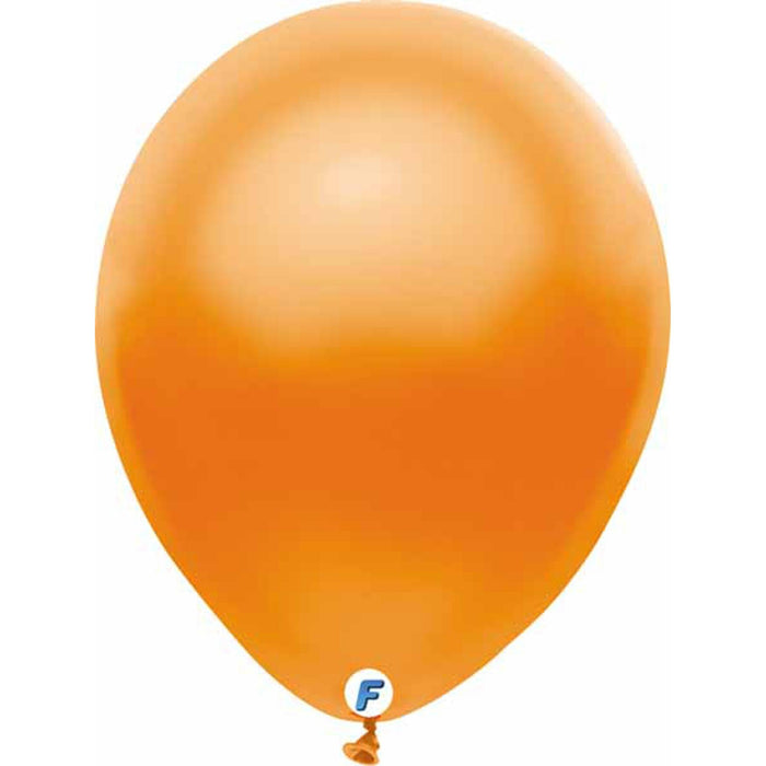 12" Pearl Orange Balloons - Pack Of 100 (Funsational)