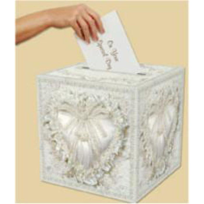 12" X 12" Card Box With Secure Closure.