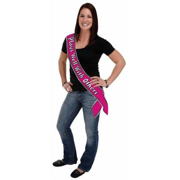 Plays Well With Others Satin Sash