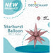 DecoChamp 40-Inch Dusty Rose Starburst Foil Balloon