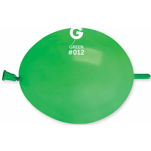 "13" Green Glink Balloons - 50/Bag By Gemar"