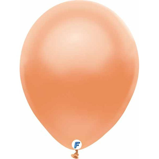 Funsational 12-Inch Pearl Peach Latex Balloons, 50 Count