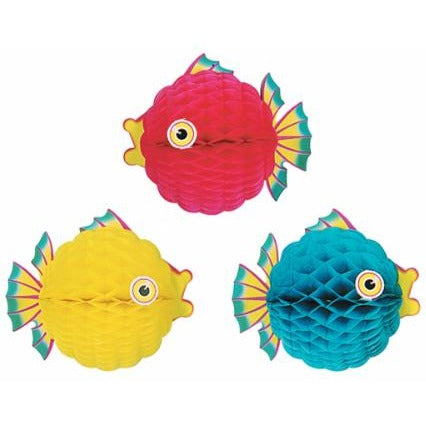 12" TISSUE BUBBLE FISH 1/PKG ASSTD