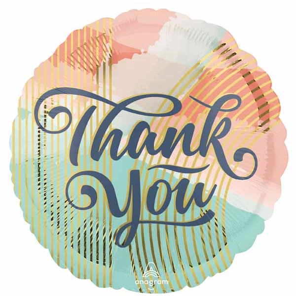 Thank You Clouds 18" Round Foil Balloon
