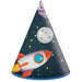 Rocket Space Paper Party Hats, 6 Pack